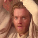 A chained-up Obi-Wan Kenobi in Attack of the Clones.